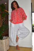 Ole Bubble Cotton Bandana Laurie Blouse Watermelon